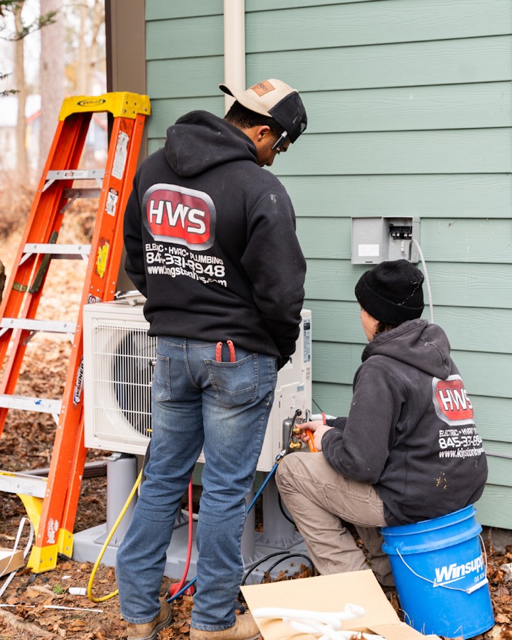 A cold-climate heat pump keeps producing heat long after older units would have quit.